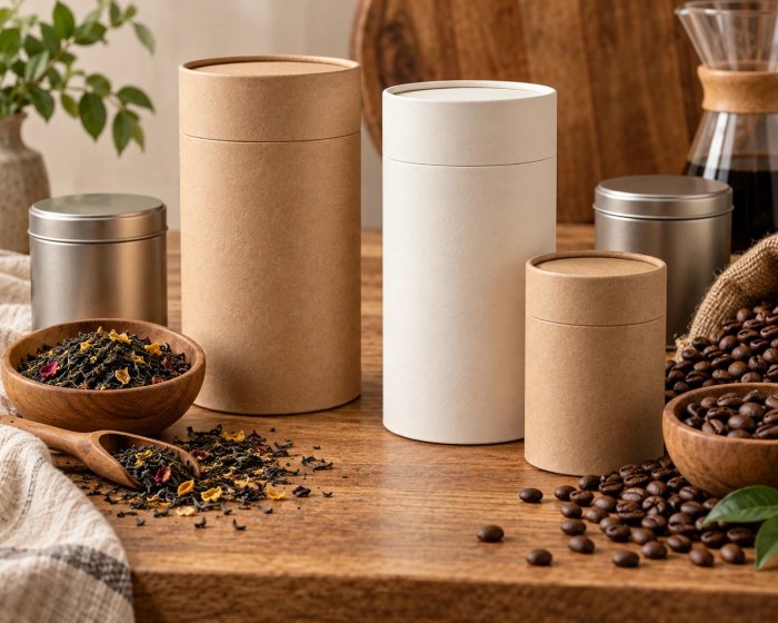 Çay Kahve Silindir Kutusu